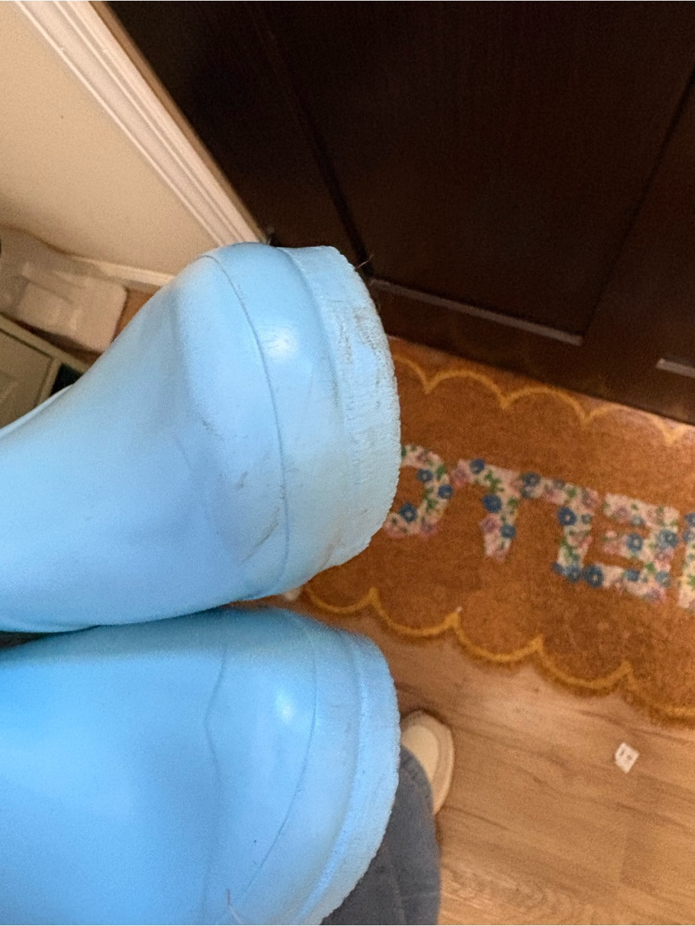 Hunter Tall Waterproof Rain Boots in Robins Egg Blue - Picture 14 of 14